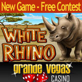Grande Vegas Casino Launches Royal Safari Contest for New White Rhino Slot Machine Players