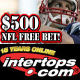 Intertops Sportsbook NFL bets on NFL football and Super Bowl contest