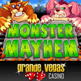 Grande Vegas Casino Launches Monster Mayhem Slot Machine in Midst of Halloween Madness Cash Back Casino Bonuses
