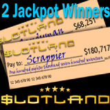 Slotland Has Two Slots Jackpot Winners in a Row