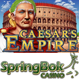 Play Caesar’s Empire at South Africa’s Springbok Casino and Get a R2000 Bonus, Free Spins and Double Comp Points